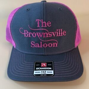Gray and Pink Trucker Hat